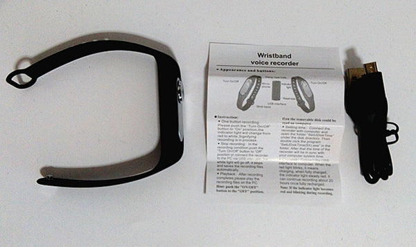 Wristband Voice Recorder