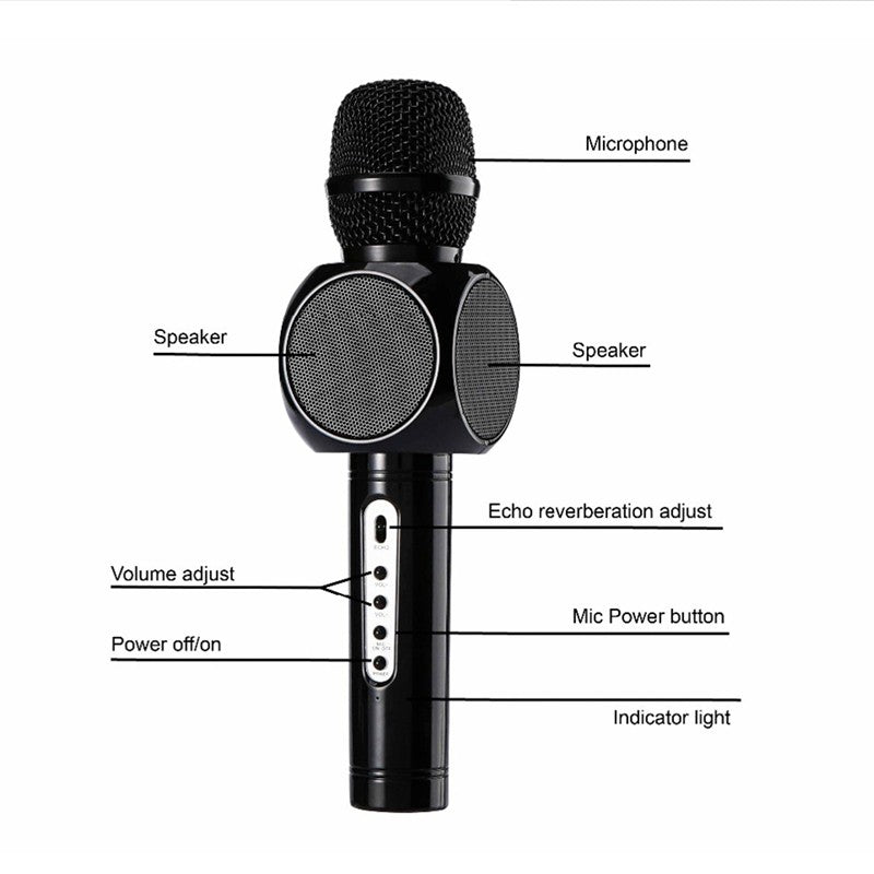 Bluetooth Wireless Microphone and Speaker For Smartphone
