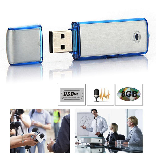 8GB Mini USB with Voice Recorder