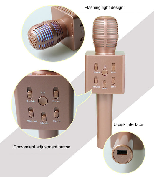 Wireless Bluetooth Microphone with Speaker